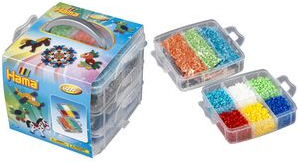 Hama Bügelperlen midi kleine Aufbewahrungsbox, gefüllt Durchmesser Bügelperle midi: 5,0 mm - 1 Stück (00006701)