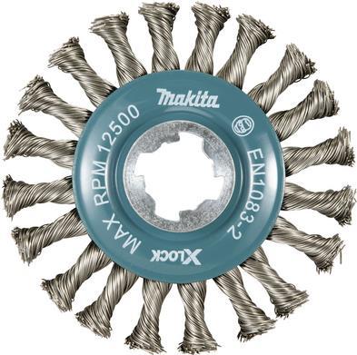 Makita - Rundbürste - für Farbe, Rost, Schweißkanten - 115 mm - für Makita DGA519Z, GA041GM201, GA044GZ, XGT GA041GZ