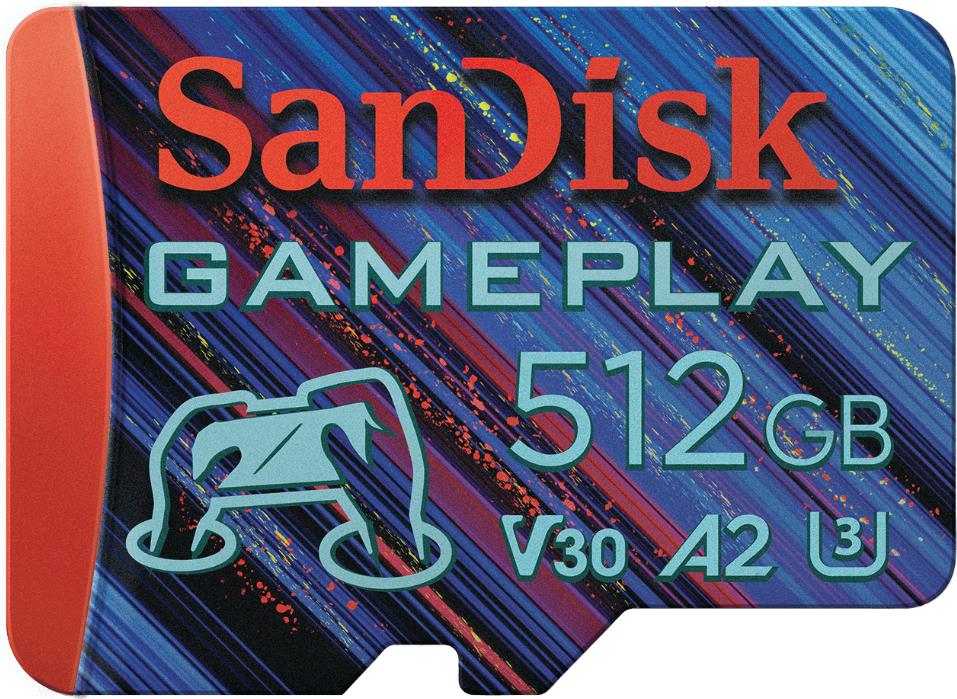SanDisk GamePlay - Flash-Speicherkarte - 1TB - A2 - microSDXC UHS-I (SDSQXAV-1T00-GN6XN)