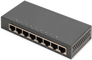 DIGITUS 8-Port Gigabit Switch Desktop Unmanaged Metallgehäuse 8 Port RJ 45 GE - Switch - 1 Gbps (DN-80066-1)