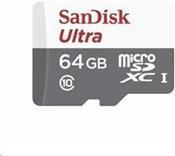 SanDisk Ultra - Flash-Speicherkarte - 64GB - Class 10 - microSDXC UHS-I (SDSQUNR-064G-GN3MN)