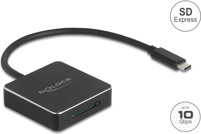 Delock USB-C Card für SD Express 7.1 Speicherkarte - Card-Reader - SD Express (91019)