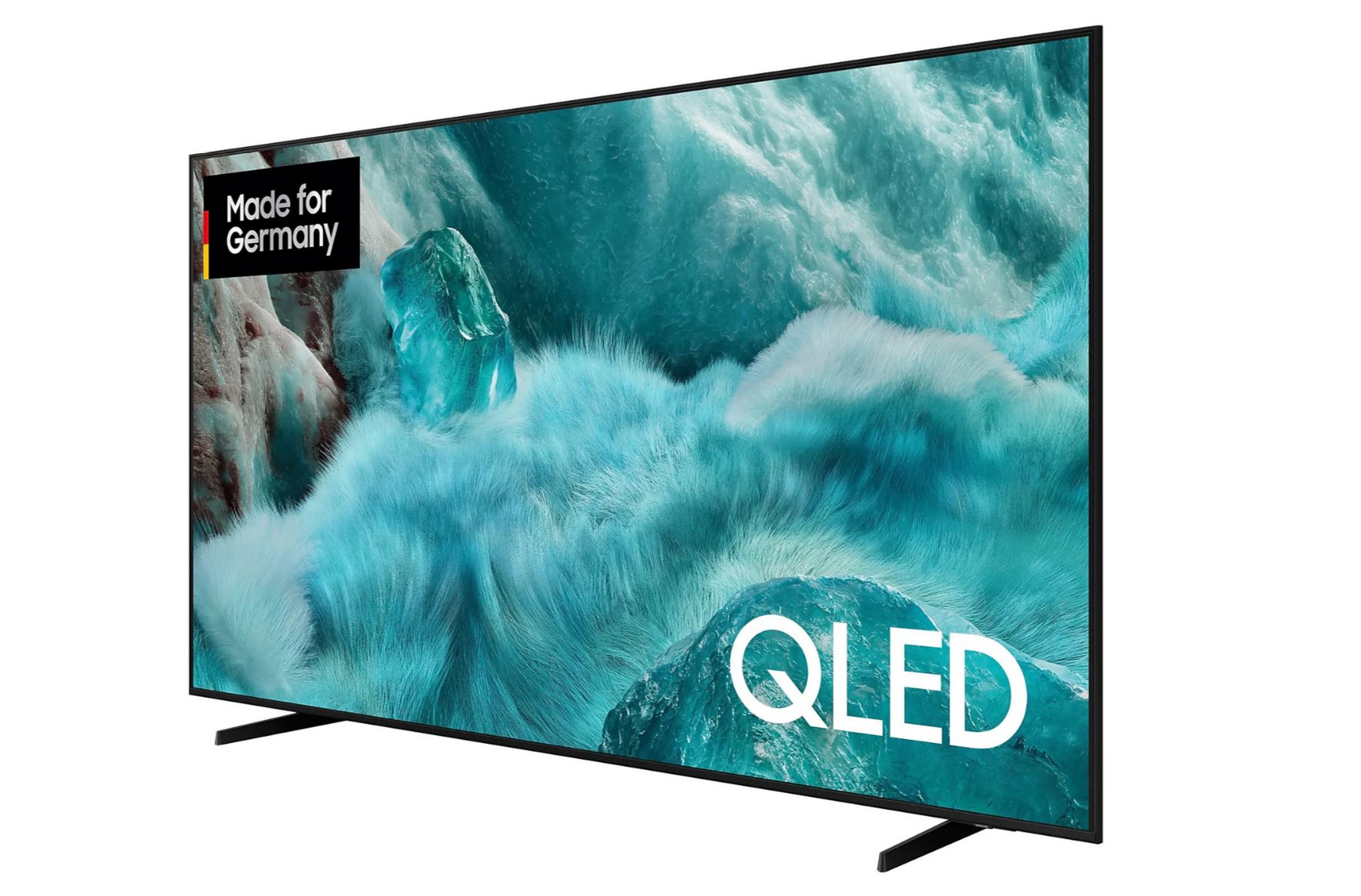 Samsung GQ85Q7F2AUXZG, QLED-Fernseher - (214 cm (85 Zoll), schwarz, UltraHD/4K, WLAN, Bluetooth, Triple Tuner) [Energieklasse G] (GQ85Q7F2AUXZG)