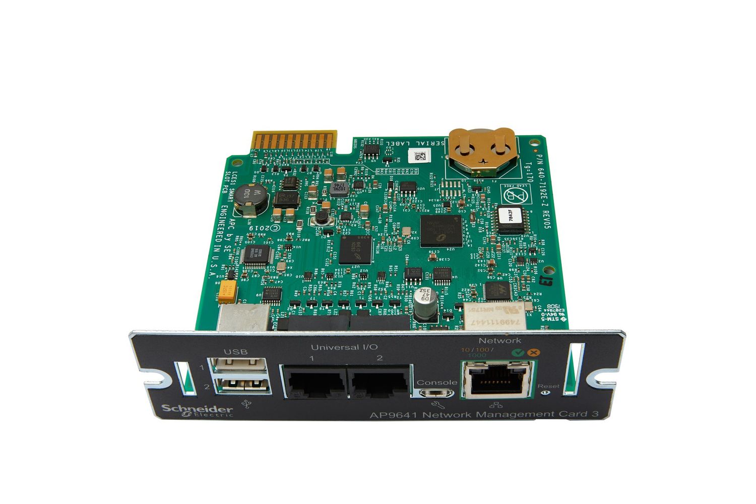 APC UPS Network Management Card with PowerChute Network Shutdown & Environmental Monitoring (AP9641)