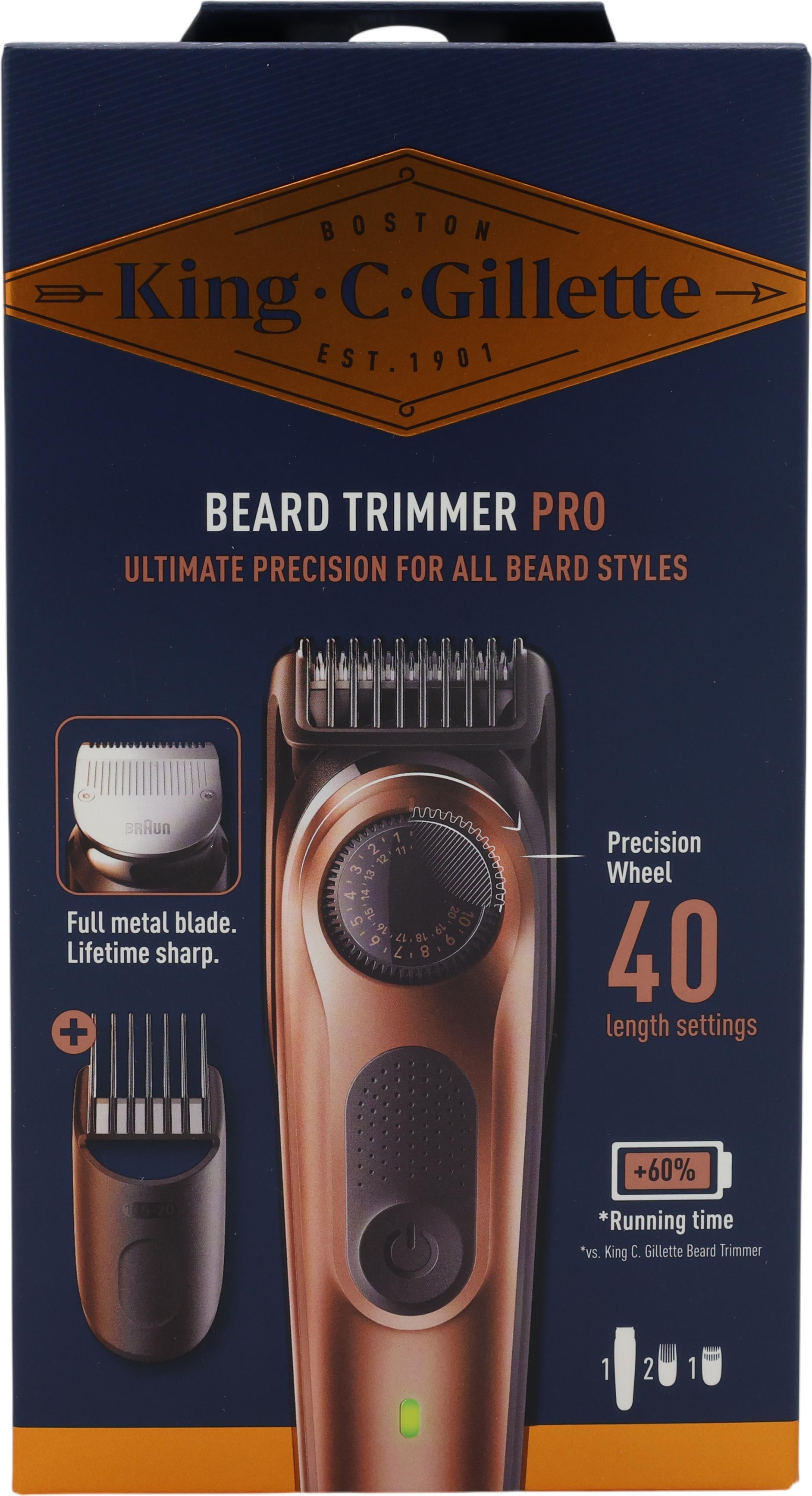 Gillette King C. Beard Trimmer Pro elektrischer Barttrimmer (8700216108805)