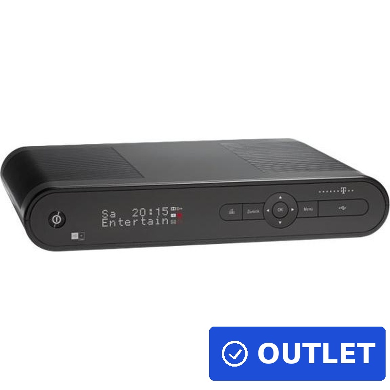Deutsche Telekom T-Home Media Receiver 500 Sat - Digitaler Multimedia-Receiver / HDD-Recorder - 500GB - Schwarz (40252748) - Sonderposten