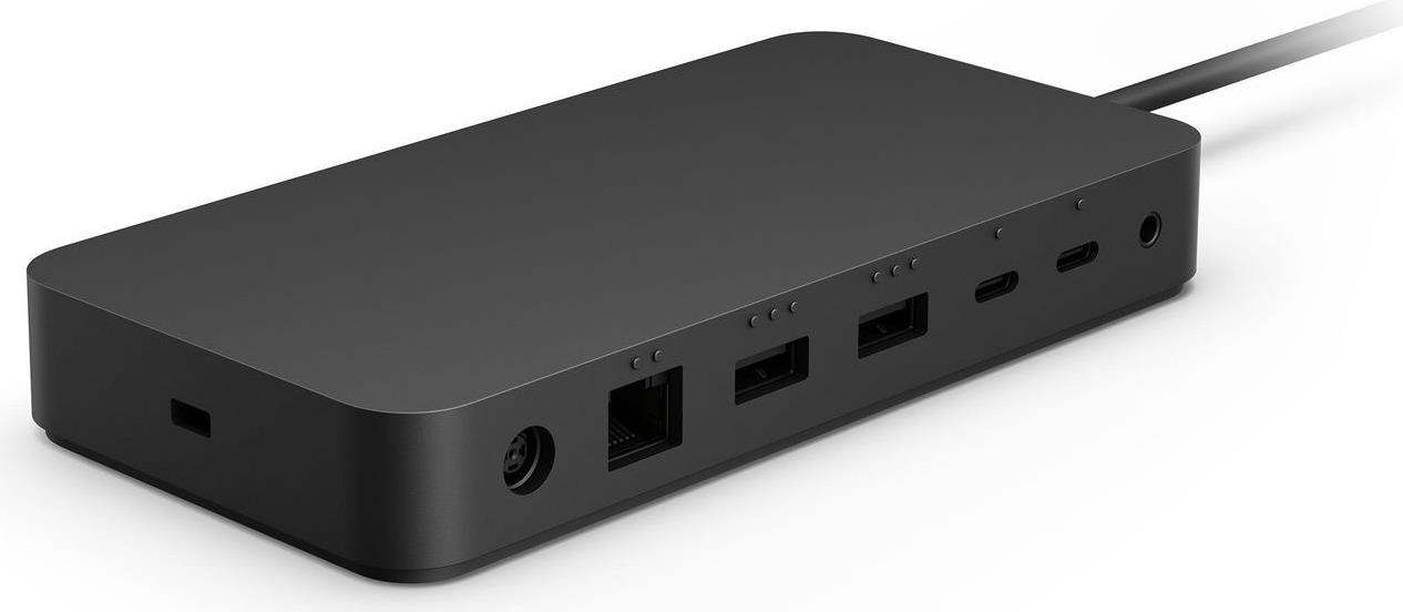 Microsoft Surface Thunderbolt 4 Dock - Kabelgebunden - Thunderbolt 4 - 2500 Mbit/s - Schwarz - Kensington - Microsoft (T8I-00003)