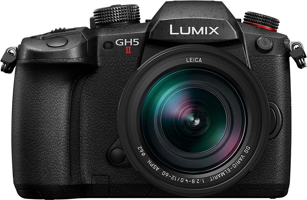 Panasonic Lumix G DC-GH5M2 - Digitalkamera - spiegellos - 20,3 MPix - Vier Drittel - 6K / 60 BpS - 5x optischer Zoom - Leica 12-60-mm-Objektiv - Wi-Fi, Bluetooth (DC-GH5M2LE)