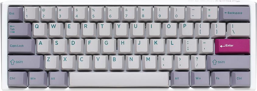 Ducky One 3 Mini - Mini - Kabelgebunden - USB - Mechanischer Switch - RGB-LED - Grau (DKON2161ST-BDEPDMIWHHC2)