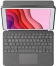 Logitech Combo Touch - Tastatur und Foliohülle - mit Trackpad - hintergrundbeleuchtet - Apple Smart connector - QWERTZ - Schweiz - Graphite - für Apple 10.2 iPad (7. Generation)