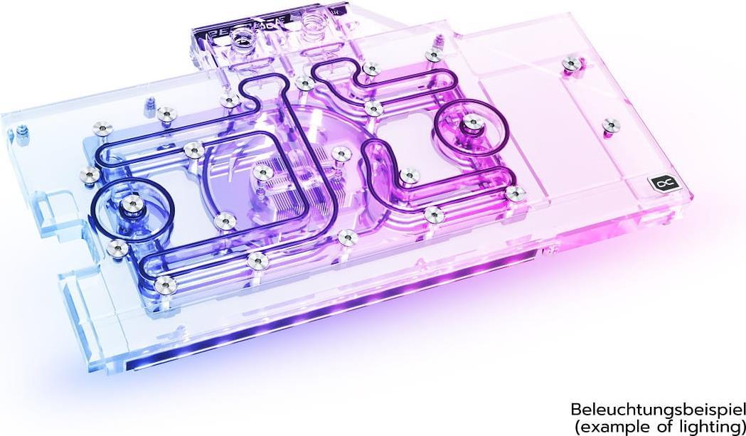 Alphacool Aurora Acryl GPX-N - Wasserblock + Kühlkörper - Aluminium - 3-Pin JST - 1/4 - CE - FC - RoHS - ASUS ROG Strix GeForce RTX 3070 8GB Advanced (ROG-STRIX-RTX3070-A8G-GAMING)  ASUS ROG Strix... (11957)