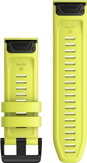 Garmin QuickFit - Uhrarmband für Smartwatch - amp gelb - für fenix 5X Plus, fenix 6X Pro, Pro Solar, Sapphire, Tactix Delta, Delta - Solar Edition (010-12864-04)