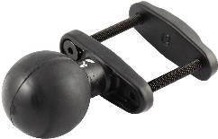 RAM Mounts Schraubklemme bis max. 50,8 mm Breite - D-Kugel (2,25 ), im Polybeutel (RAM-D-247U-2)