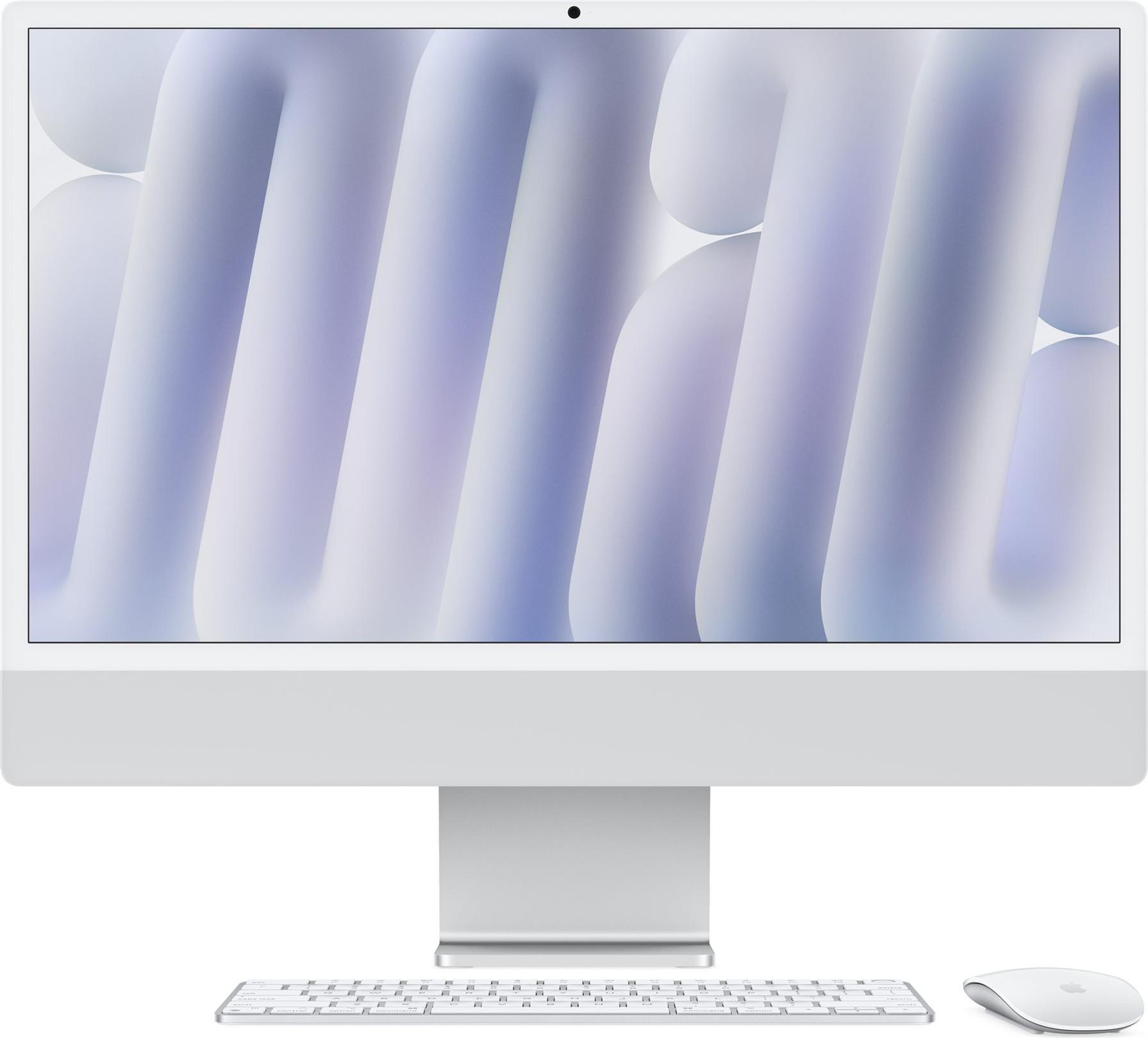 Apple iMac with 4,5K Retina display - All-in-One (Komplettlösung) - M4 - RAM 16GB - SSD 1TB - Apple M4 10-core - 1GbE, Wi-Fi 6E, Bluetooth 5,3 - WLAN: 802,11a/b/g/n/ac/ax (Wi-Fi 6E), Bluetooth 5,3 - macOS Sequoia 15,0 - Monitor: LED 61cm (24) 4480 x 2520