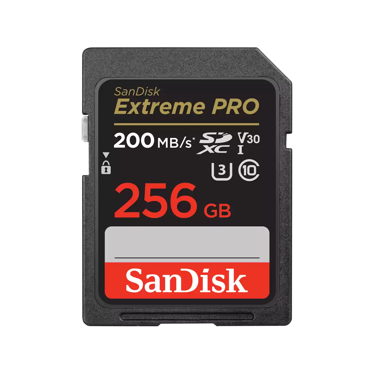 SanDisk Extreme Pro - Flash-Speicherkarte - 256GB - Video Class V30 / UHS-I U3 / Class10 - SDXC UHS-I (SDSDXXD-256G-GN4IN)