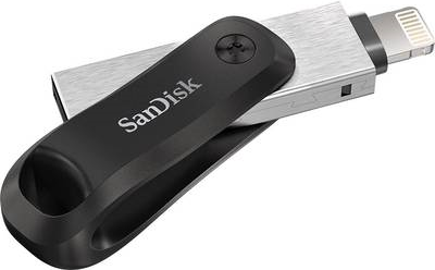 SanDisk iXpand Go - USB-Flash-Laufwerk - 128GB - USB3.0 / Lightning (SDIX60N-128G-GN6NE)