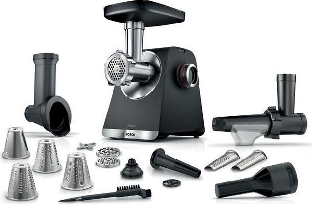 Bosch MFW S660B Fleischwolf Schwarz, Silber (MFWS660B)