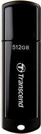 Transcend JetFlash 700 - USB-Flash-Laufwerk - 512GB - USB 3,1 Gen 1 - Schwarz (TS512GJF700)