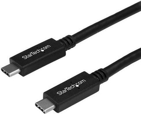 StarTech.com USB-C auf USB-C Kabel mit 5A Power Delivery - St/St - 1,8m - USB 3.0 (5Gbit/s) - USB-IF zertifiziert - USB Typ C Kabel - USB-Kabel - USB-C (M) gerade bis USB-C (M) gerade - USB 3.0 - 5 A - 1.8 m - 4K Unterstützung - Schwarz