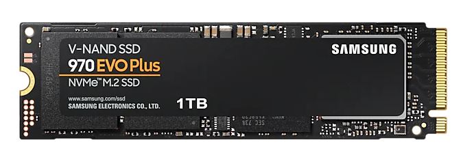 Samsung 970 EVO Plus NVMe M.2 SSD - 1 TB Solid State Drive (SSD) PCI Express 3.0 V-NAND MLC (MZ-V7S1T0BW)