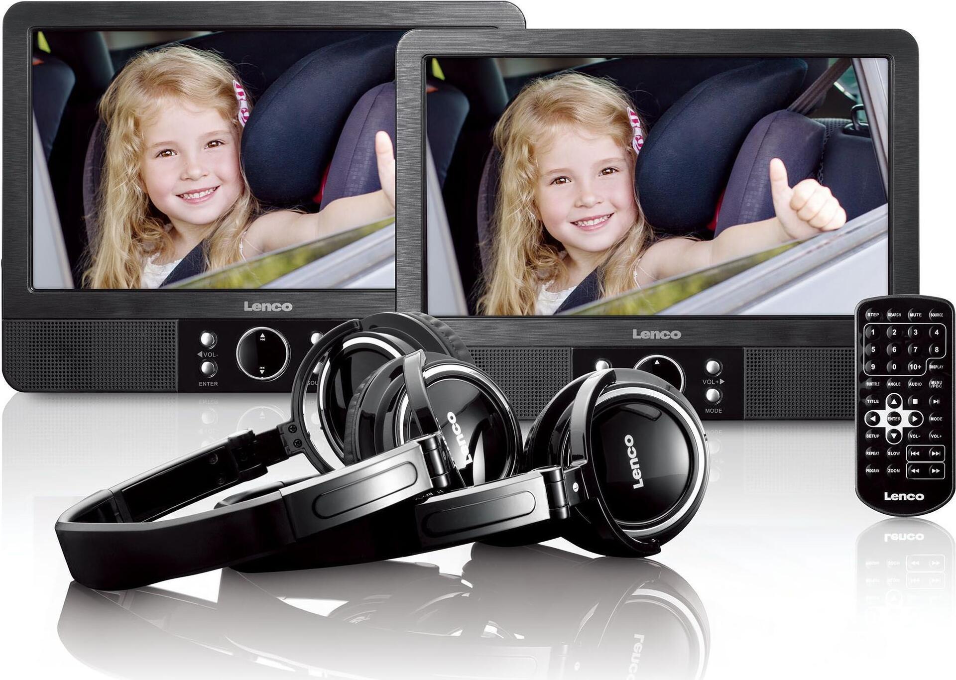 Lenco MES-415 - DVD-Player mit LCD-Monitor / LCD-Monitor - Anzeige - 22,9 cm (9) (A003158)