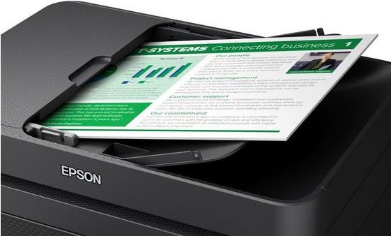 Epson WorkForce WF-2930DWF - Multifunktionsdrucker - Farbe - Tintenstrahl - 216 x 297 mm (Original) - A4/Letter (Medien) - bis zu 10 Seiten/Min. (Drucken) - 100 Blatt - 33.6 Kbps - USB 2.0, Wi-Fi(n)