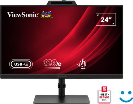 Viewsonic 60,5cm VG2441V Webcam 16:9 HDMI/DP/USBC 120Hz FHD (VG2441V)