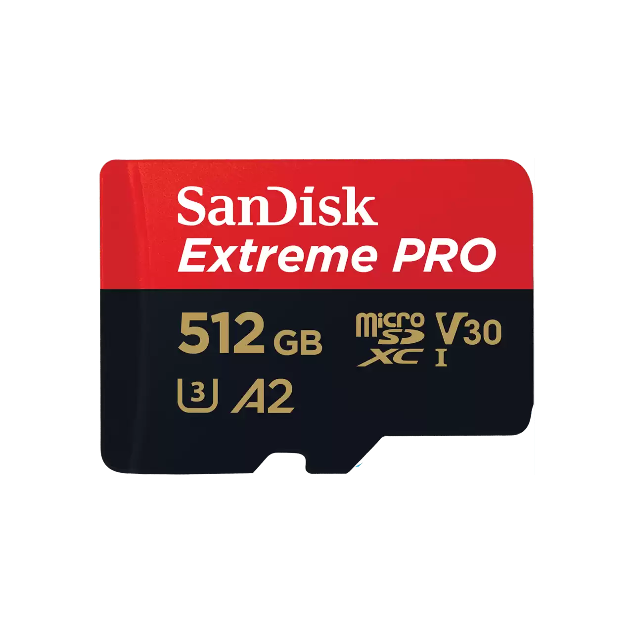 SanDisk Extreme Pro - Flash-Speicherkarte (microSDXC-an-SD-Adapter inbegriffen) - 512 GB - A2 / Video Class V30 / UHS-I U3 / Class10 - microSDXC UHS-I