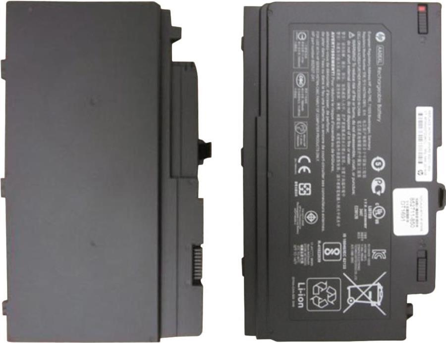 HP - Laptop-Batterie - Lithium-Ionen - 6 Zellen - 4,26 Ah - 96 Wh - für ZBook 17 G3 Mobile Workstation, 17 G4 Mobile Workstation (852711-850)