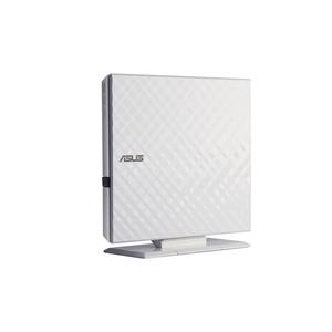 ASUS SDRW 08D2S-U LITE - Laufwerk - DVD+/-RW (+/-R DL) / DVD-RAM - 8x/8x/5x - USB2.0 - extern - weiß (90-DQ0436-UA221KZ)