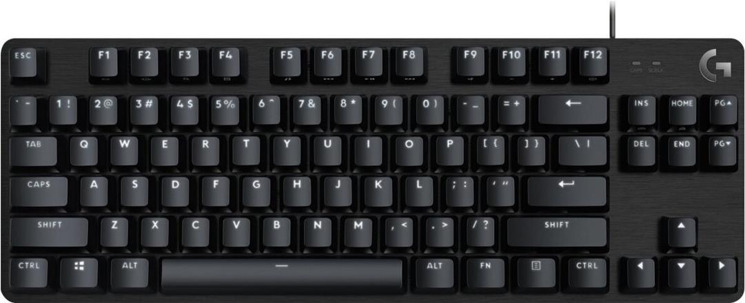 Logitech G G413 TKL SE - Tastatur - hintergrundbeleuchtet - USB - QWERTY - Nordisch (Dänisch/Finnisch/Norwegisch/Schwedisch) - Tastenschalter: Tactile - Schwarz - für Windows 10, 11, Logitech G G502, Microsoft Get Genuine Kit for Windows 11