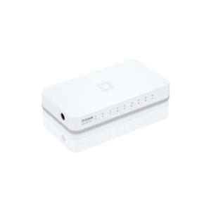 D-Link dlinkgo 8-Port Fast Ethernet Easy Desktop Switch GO-SW-8E - Switch - 8 x 10/100 - Desktop - Gleichstrom (GO-SW-8E/E)
