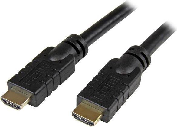 StarTech.com High Speed HDMI Kabel - St/St - Aktiv - CL2 In-Wall - 20m - Ultra HD 4K x 2K - Aktives HDMI Kabel - HDMI-Kabel - HDMI männlich zu HDMI männlich - 20 m - Doppelisolierung - Schwarz