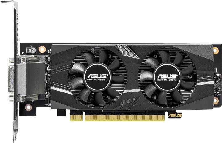 ASUS GeForce RTX 3050 LP BRK 6GB - OC Edition - Grafikkarten - GF RTX 3050 - 6GB GDDR6 - PCIe 4,0 - HDMI, DisplayPort, DVI (90YV0KQ0-M0NA00)