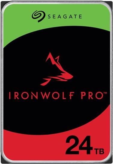 Seagate IronWolf Pro ST24000NT002 - Festplatte - 24TB - intern - 3,5 (8,9 cm) - SATA 6Gb/s - 7200 rpm - Puffer: 512MB - mit 3 Jahre Seagate Rescue Datenwiederherstellung (ST24000NT002)