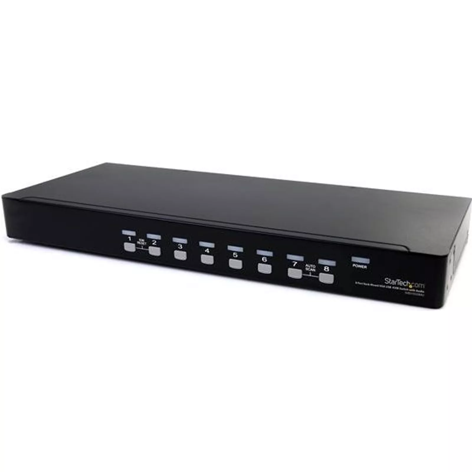 StarTech.com 8 Port Rackmount USB VGA KVM Switch - 8-fach VGA Umschalter mit Audio und OSD (On-Screen-Display) - KVM-/Audio-Switch - 8 x KVM/Audio - 1 lokaler Benutzer - Desktop - für P/N: 2POSTRACK42, 4POSTRACK12U, 4POSTRACK25U, 4POSTRACK42, RK960CP, RKQ
