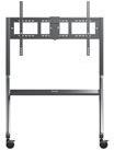 ViewSonic VB-STND-009 - Wagen - für interaktives Flachfeld- / LCD-Display - schmaler Wagen - Stahl, polyurethane (PU) wheels - Bildschirmgröße: 165,1-266,7 cm (65-105) - Montageschnittstelle: bis zu 1000 x 600 mm (VB-STND-009)