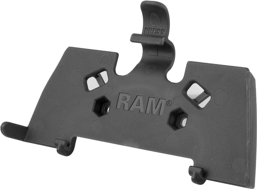 RAM Mounts Quick Release Halteschale für Zebra ZQ521 Serie Diese RAM Mounts Quick-Release Halteschale ist für Zebra ZQ521 Serie geeignet. Diese Halterung ist nicht mit dem Druckerzubehör für die Zebra ZQ521-Serie kompatibel.Die Rückseite der Gerätehaltesc