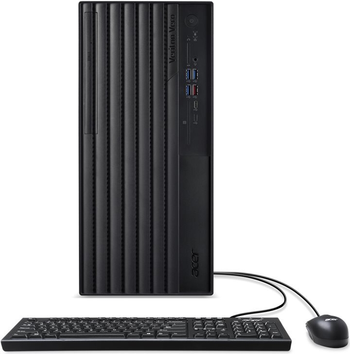 Acer Veriton Vero M4 VVM4720GT - Mid tower - Core i7 i7-14700 / 2.1 GHz - RAM 16 GB - SSD 512 GB - DVD SuperMulti - UHD Graphics 770 - 1GbE, Wi-Fi 6E, Bluetooth 5.3 - WLAN: 802.11a/b/g/n/ac/ax (Wi-Fi 6E), Bluetooth 5.3 - Win 11 Pro - Monitor: keiner (DT.R