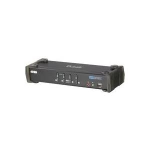 ATEN CubiQ CS1764A - KVM-/Audio-Switch - USB - 4 x KVM/Audio - 1 lokaler Benutzer - Desktop (CS1764A-AT-G)