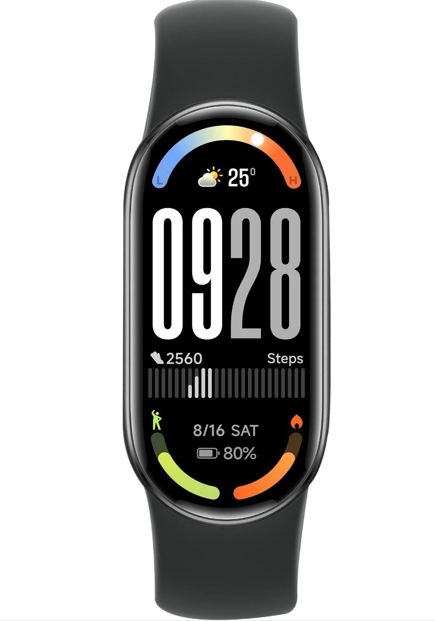 Xiaomi Smart Band 10 Fitness-Tracker, 1,72 AMOLED, SpO2, 5 ATM, Midnight Black