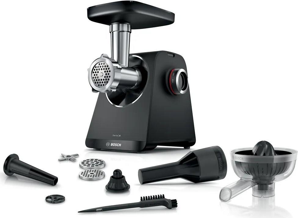 Bosch MFWS430B Fleischwolf 1900 W Schwarz, Silber (MFWS430B)