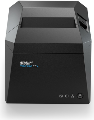 Star TSP143IV, 8 Punkte/mm (203dpi), Cutter, USB, Ethernet, Kit, grau Bondrucker, Thermodirekt, 8 Punkte/mm (203 dpi), Medienbreite (max): 80 mm, Druckbreite (max.): 72 mm, Rollendurchmesser (max.): 83mm, Geschwindigkeit (max.): 250 mm/Sek, Cutter, Anschl
