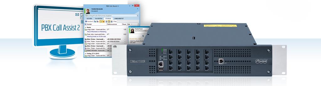 Auerswald COMpact 5500R - IP-PBX - 2U - in Rack montierbar - 2 x 10/100 (90336)