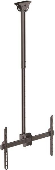 StarTech.com Flachbildschirm Deckenhalterung - für 81,30cm (32) bis 177,80cm (70) LCD, LED oder Plasma TV - schwenkbar für gewölbte Decken - Deckenhalterung für Plasma/LCD/TV - Schwarz - Bildschirmgröße: 81.3-177.8 cm (32-70)