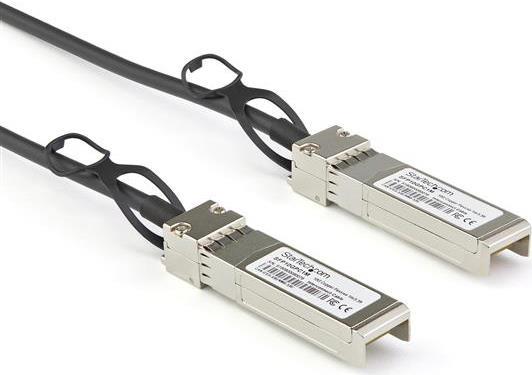 StarTech.com DACSFP10G1M SFP+ Kabel (1m, 10 GbE, Dell EMC DAC-SFP-10G-1M kompatibles SFP+ Kabel, Passives Kupfer DAC Kabel, Mini-GBIC) - 10GBase Direktanschlusskabel - SFP+ (S) eingerastet bis SFP+ (S) eingerastet - 1 m - twinaxial - passiv