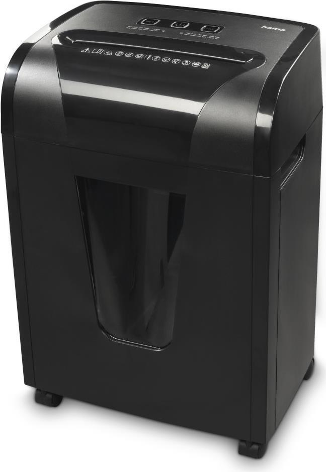 Hama Aktenvernichter Premium M10, Schredder mit Sicherheitsstufe E4 P5 T5 (00050549)