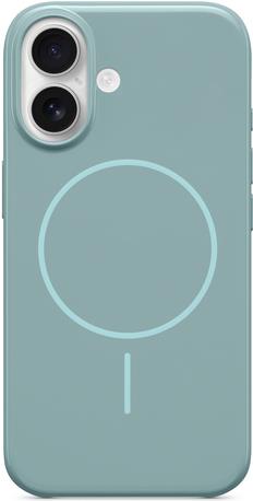 Apple Beats - Hintere Abdeckung für Mobiltelefon - kompatibel mit MagSafe - Kunststoff - Riptide Blau - für iPhone 16 (MCFE4LL/A)