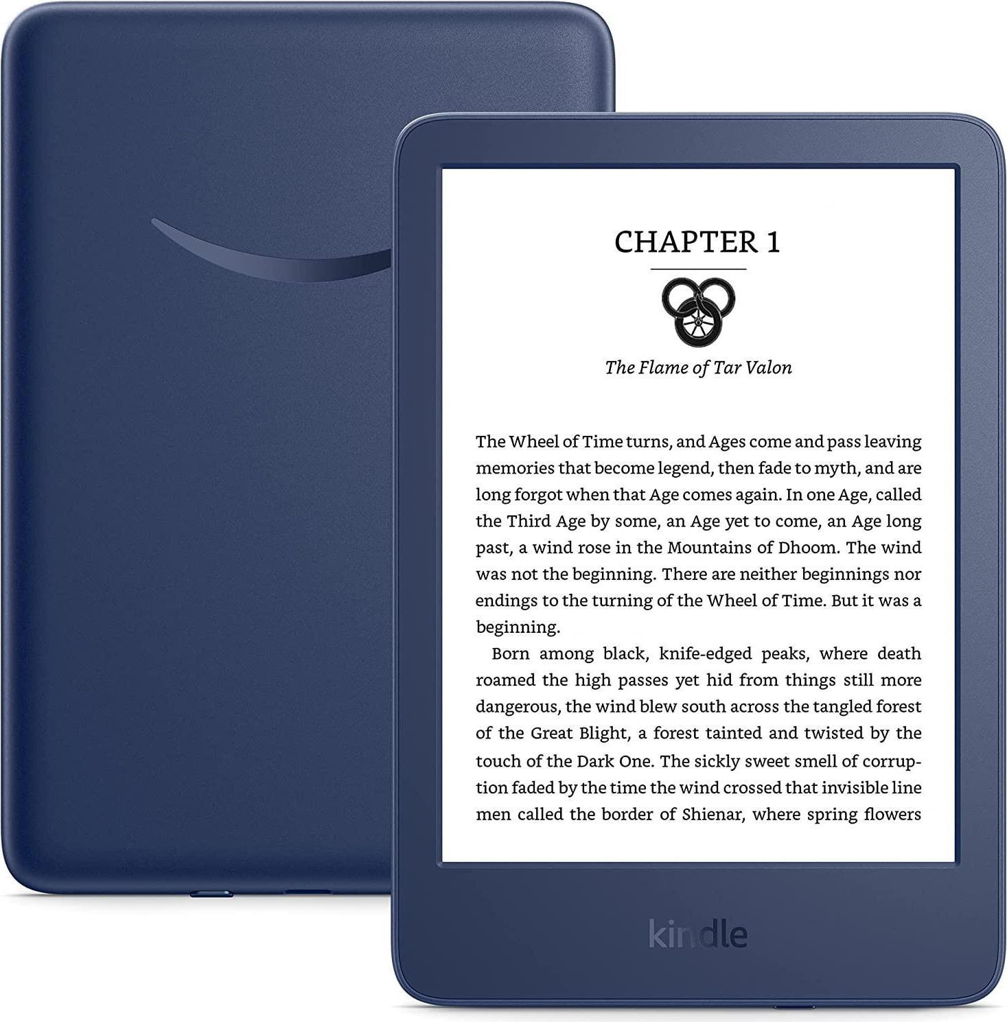 Amazon Kindle - 15,2 cm (6) - E Ink - AZW - DOC - DOCX - EPUB - HTML - MOBI - PDF - PRC - RTF - TXT - AAX - BMP - GIF - JPEG - PNG - 16 GB (B09SWV3BYH)