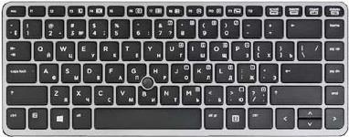 HP - Tastatur - mit Zeigestock - hinterleuchtet - Ungarisch - für EliteBook 755 G2 Notebook, 850 G2 Notebook (776475-211)